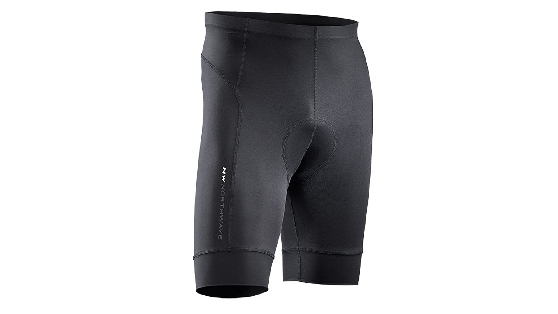 NORTHWAVE Force 2 rövid kerékpáros nadrág betéttel, fekete, 3XL