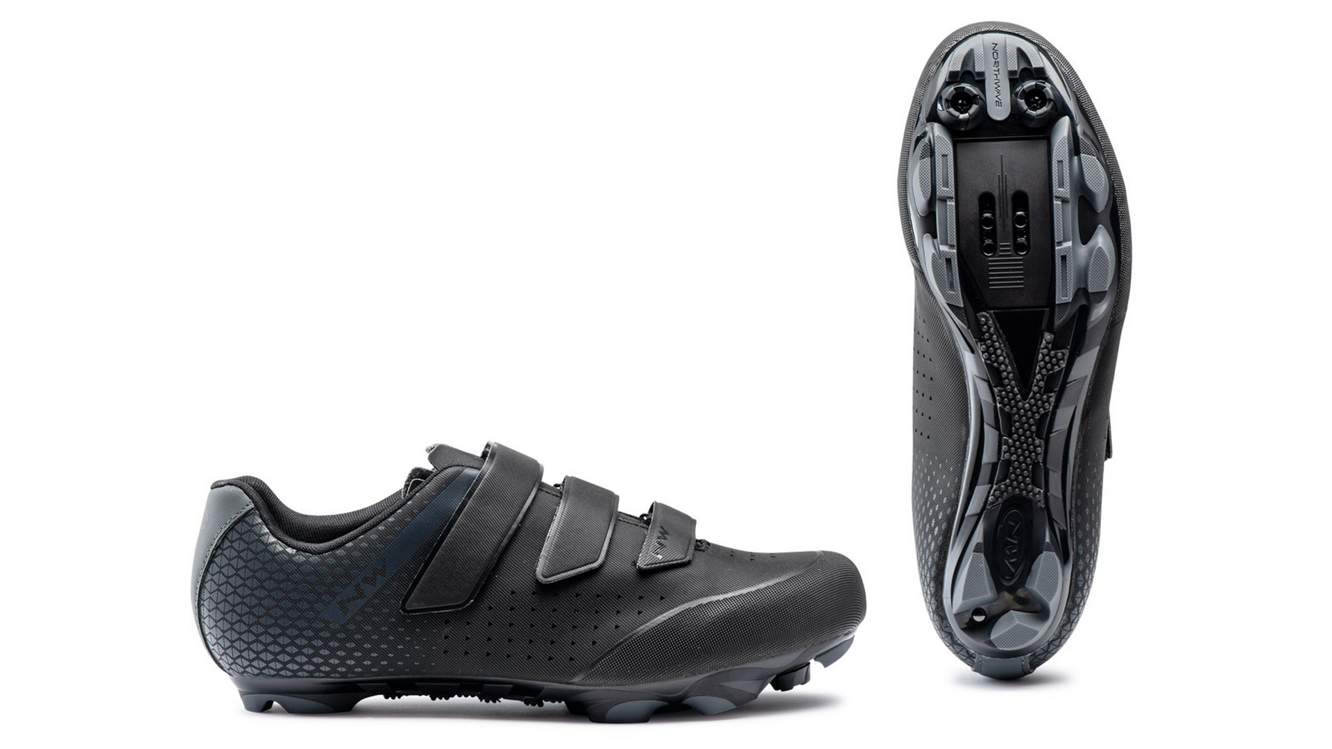 NORTHWAVE MTB Origin 2 kerékpáros cipő, fekete/antracit, 43,5