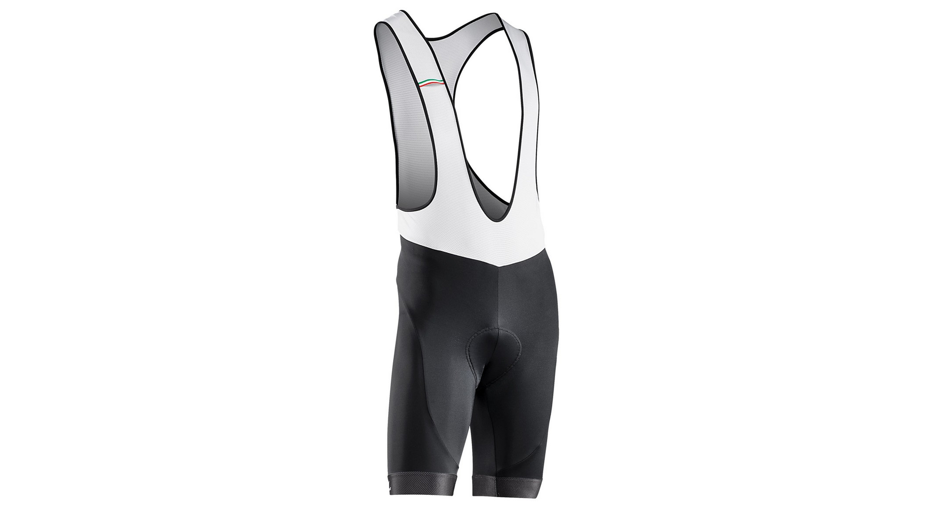 NORTHWAVE Origin rövid, kantáros kerékpáros nadrág, fekete/fehér, XL