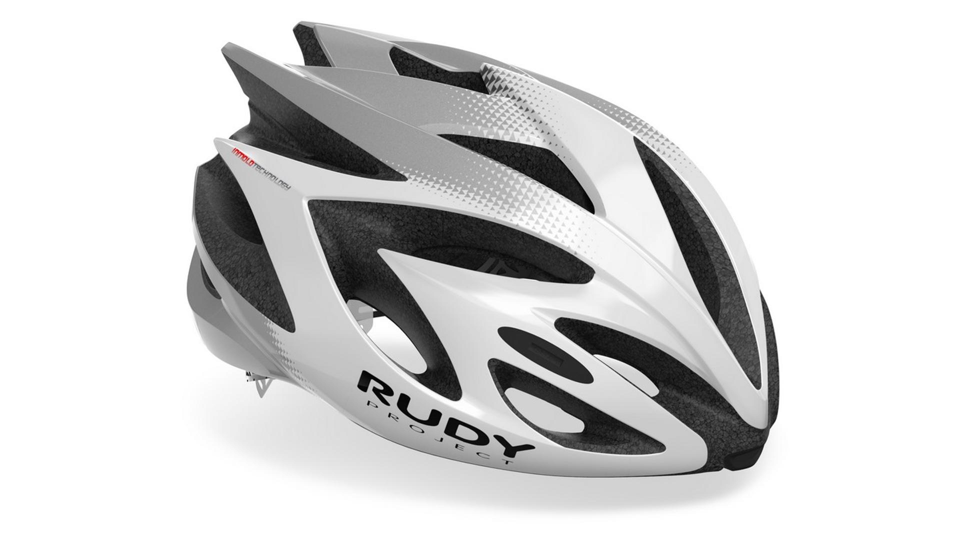 RUDY PROJECT Rush országúti/MTB kerékpáros sisak, White/Silver, S (51-55cm)