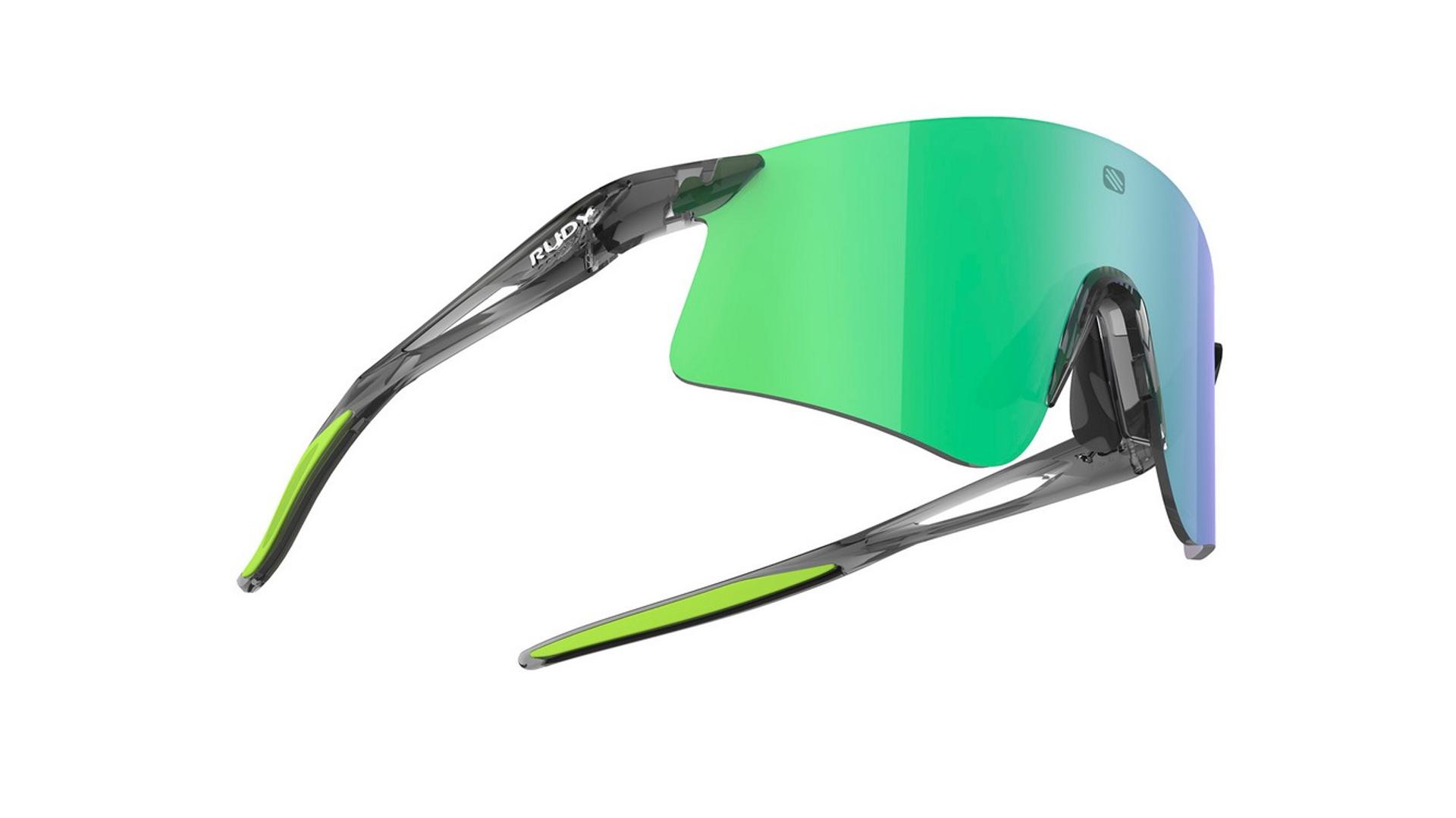 RUDY PROJECT Astral X Crystal Ash / Multilaser Green sportszemüveg, szélesített