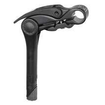 PROMAX MA-579 hagyományos (diós) kormányszár -  25,4/180x110 mm -  állítható (0-70°) - 1-1/8col - alu - fekete