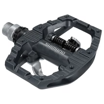 SHIMANO SPD PD-EH500 patent / taposó egyoldalas / hibrid pedál Light Action stoplival - alu - sötétszürke