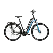 KROSS Sentio Hybrid 7.0 D női városi elektromos kerékpár - black/blue gloss
