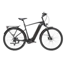 KROSS Trans Hybrid 4.0 28col férfi túra/trekking elektromos kerékpár - black mat