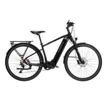 KROSS Trans Hybrid 6.0 28col férfi túra/trekking elektromos kerékpár - black/graphite gloss