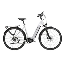 KROSS Trans Hybrid LS 5.0 28col túra/trekking elektromos kerékpár - silver/black