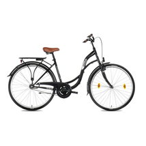 CSEPEL Velence 28/19 col GR 2021 1 seb. kontrás városi kerékpár - fekete