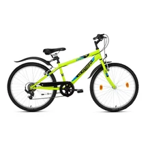 CSEPEL Woodlands Mustang 24col 6SP gyerek MTB kerékpár - 13.5col - neonzöld