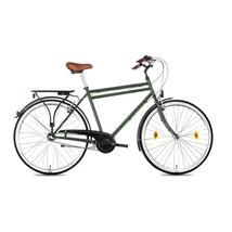 CSEPEL Weiss Manfréd 100 N3 28col 3 sebességes - agyváltós férfi városi kerékpár - 22col - sötétzöld