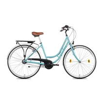CSEPEL Weiss Manfréd 200 Női N7 28col 7 sebességes - agyváltós női városi kerékpár - 19col - türkiz