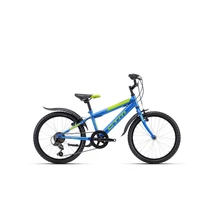 Scooby 1.0 20col MTB gyerekkerékpár - selyemfényű kék / zöld