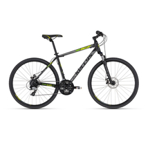 KELLYS Cliff 70 28col férfi cross kerékpár - Black Green