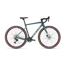 KELLYS Soot X90 28col gravel kerékpár - karbonvázas - Emerald Green