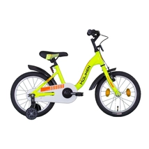 KOLIKEN Lindo 16col gyermekkerékpár / tanulóbicikli - kontrás - zöld-narancs