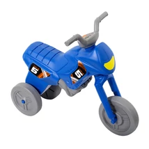 KOLIKEN háromkerekű műanyag kismotor (nyuszimotor) - kék-szürke - M