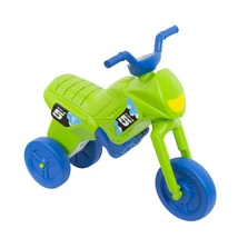 KOLIKEN háromkerekű műanyag kismotor (nyuszimotor) - zöld-kék - M