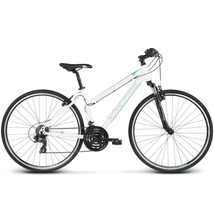 KROSS Evado 1.0 D 28col női cross kerékpár - white / turquoise