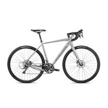 KROSS Esker 1.0 2022 28col gravel kerékpár - grey / graphite gloss