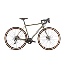KROSS Esker 4.0 2022 28col gravel kerékpár - green / black gloss KROSS Esker 4.0 2022 28col gravel kerékpár - green / black gloss