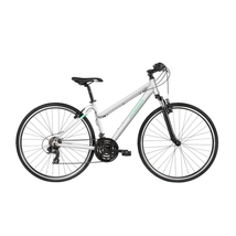 KROSS Evado 1.0 D 2022 28col női cross kerékpár - white / turquoise gloss