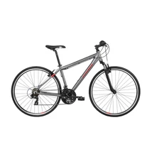 KROSS Evado 1.0 M 2022 28col férfi cross kerékpár - graphite / red matt KROSS Evado 1.0 M 2022 28col férfi cross kerékpár - graphite / red matt