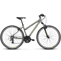 KROSS Evado 2.0 D SS 28col női cross kerékpár - graphite / lime gloss