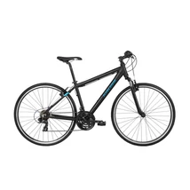 KROSS Evado 2.0 M 2022 28col férfi cross kerékpár - black / blue gloss KROSS Evado 2.0 M 2022 28col férfi cross kerékpár - black / blue gloss