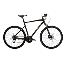 KROSS Evado 5.0 M 2022 28col férfi cross kerékpár - black / green gloss