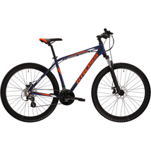 KROSS Hexagon 3.0 2022 MTB kerékpár - navy blue / orange / white matt