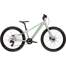 KROSS Level JR 3.0 Light 24col MTB XC fiú gyermekkerékpár - silver / green matt