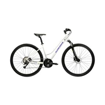 KROSS Evado 4.0 28col női cross-trekking kerékpár - white/blue  gloss