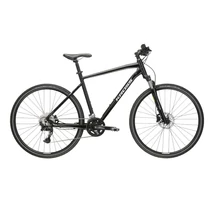KROSS Evado 7.0 M 28col férfi cross-trekking kerékpár - black / silver / glossy - XL (23col)