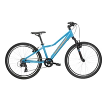 KROSS Hexagon JR 1.0 24col junior fiú MTB kerékpár - blue/orange gloss - OS (12col)