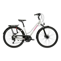 KROSS Trans 5.0 D 28col női trekking kerékpár - gray/pink gloss
