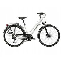 KROSS Trans 5.0 D 28col női trekking kerékpár - pearl/black gloss
