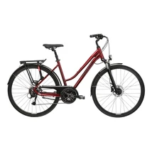 KROSS Trans 5.0 D AA 28col női trekking kerékpár - ruby/black gloss
