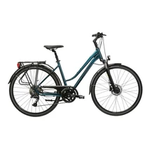 KROSS Trans 7.0 D 28col női trekking kerékpár - turquoise/black gloss