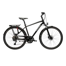 KROSS Trans 7.0 M 28col férfi trekking kerékpár - black/silver gloss