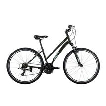 NEUZER X-Zero 28col női cross-trekking kerékpár - szürkésoliva/menta