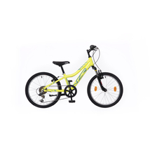 NEUZER Mistral 20col MTB fiú gyerekkerékpár - 6 sebességes alu - neonsárga / kék