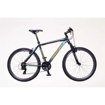 NEUZER Mistral 50 férfi MTB kerékpár, fekete / narancs-türkiz
