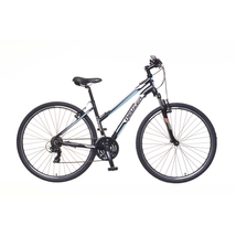 NEUZER X100 női cross kerékpár, fekete / fehér-kék