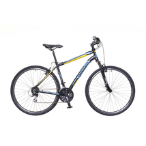NEUZER X200 férfi cross kerékpár, fekete / kék-sárga