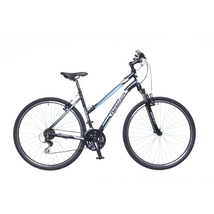 NEUZER X200 női cross kerékpár, fekete / fehér-kék