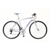 NEUZER Courier DT 28col fitness kerékpár - fehér/kék-piros matt
