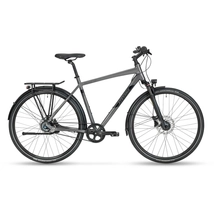STEVENS Boulevard Luxe Gent 2022 28" 8 seb. agyváltós - szíjhajtásos férfi városi kerékpár - City Silver
