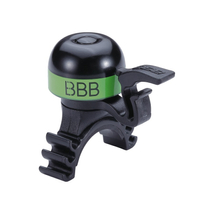 BBB MiniFit kerékpár csengő - fekete/zöld