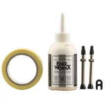 BIKEWORKX Tubeless Ready Kit országúti és gravel kerékpárokra  belső nélküli rendszerhez, szingó/presta szeleppel (60mm)