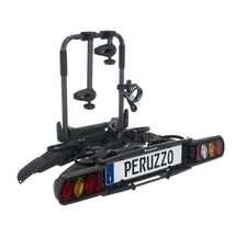 PERUZZO Pure Instinct kerékpárszállító vonóhorogra 2 kerékpárhoz, sínes, acél
